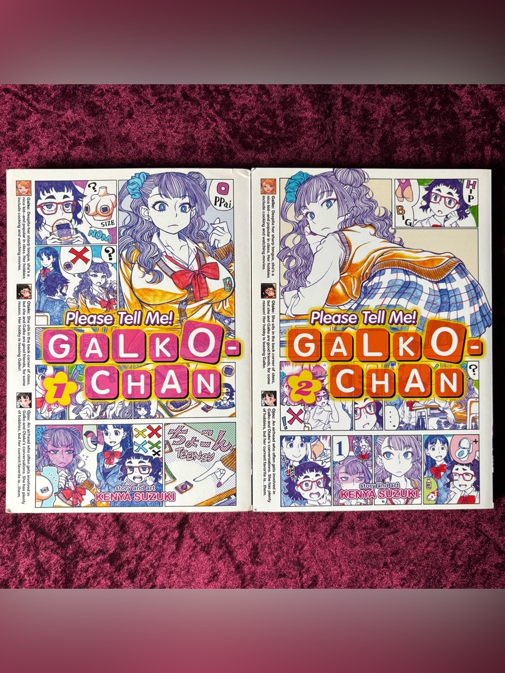 Please Tell Me! Galko-chan Volumes 1-2 Manga Set